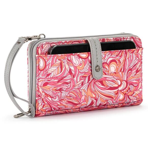 Womens Sakroots Smartphone Wristlet - Sorbet Treehouse - Picture 2 of 8